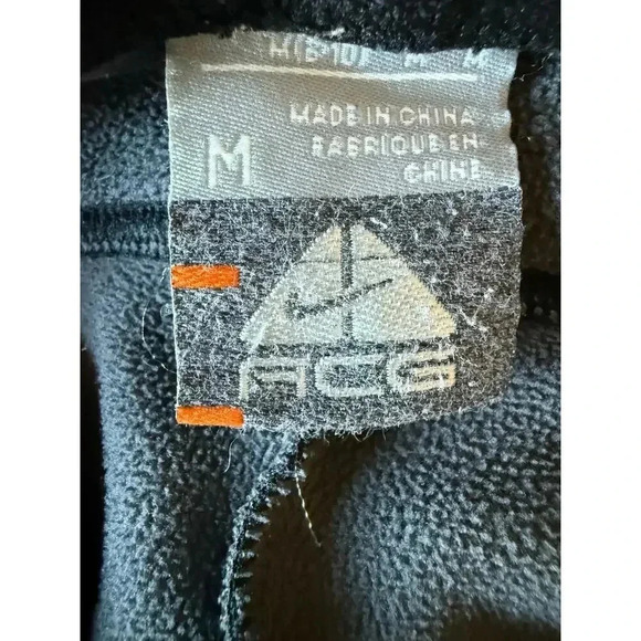 NIKE ACG Womens Black Track Pants Ankle Zips Size M - Picture 7 of 10